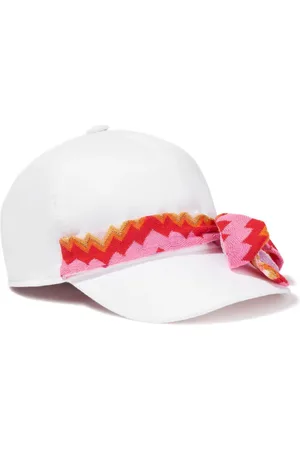 Missoni Gorra con motivo en zigzag y lazo