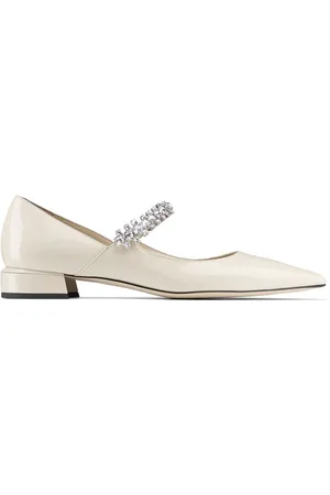 Jimmy Choo Bailarinas Bing con tiras con cristal