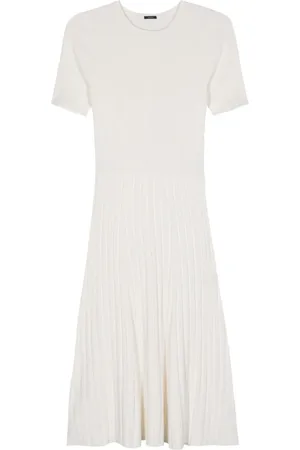 Joseph Vestido midi de punto Satiny