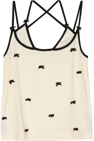 pushBUTTON Top con aplique de lazo