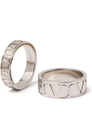 VALENTINO GARAVANI Juego de dos anillos VLogo Signature