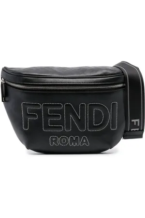 Fendi Riñonera con logo en relieve