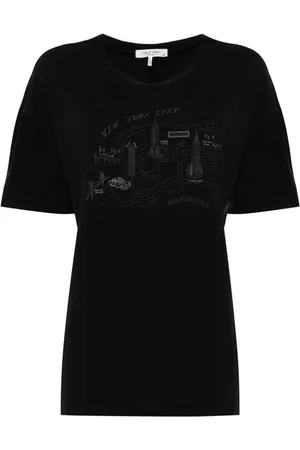 RAG&BONE Camiseta con estampado gráfico