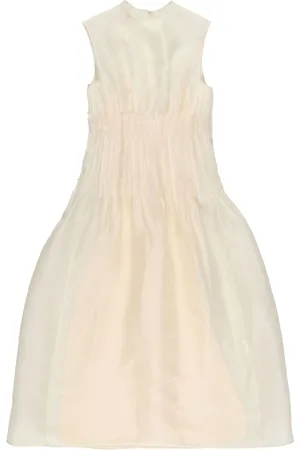 Khaite Vestido Wes con detalle remarcado