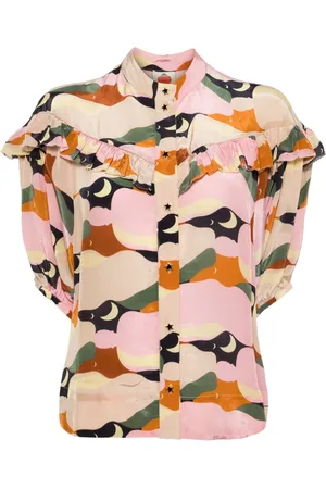 Farm Rio Blusa The kiss de manga corta