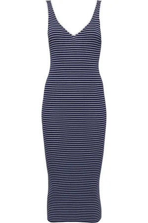 Staud Vestido Dana a rayas