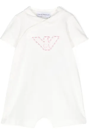 Emporio Armani Pelele con logo en relieve