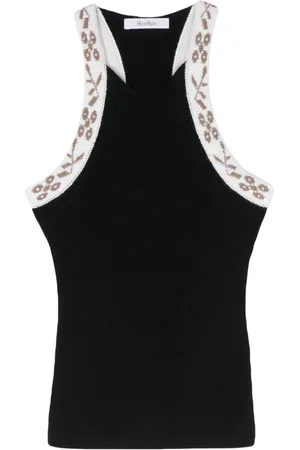Max Mara Top Pleiadi con lentejuelas