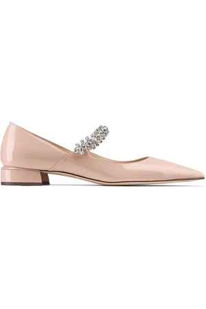 Jimmy Choo Bailarinas Bing con tiras con cristal