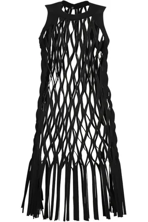 SACAI Vestido midi a capas