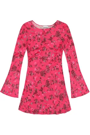 Ganni Vestido con estampado floral