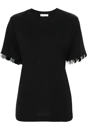 Paco rabanne Camiseta con lentejuelas