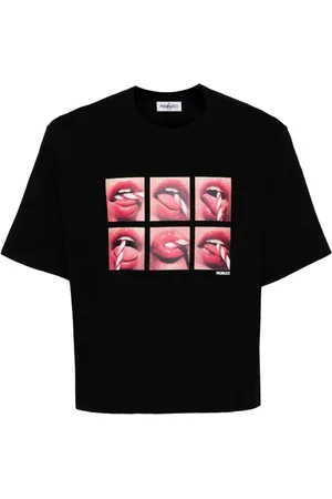 Fiorucci Camiseta con estampado Mouth Graphic