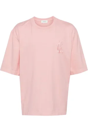 LANEUS Camiseta con logo bordado
