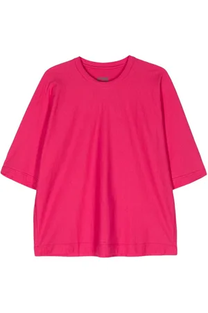 Issey Miyake Camiseta con cuello redondo