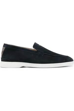 HERNO Mocasines con monograma en el tacón