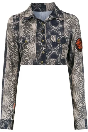 AMIR SLAMA Chaqueta corta estampada