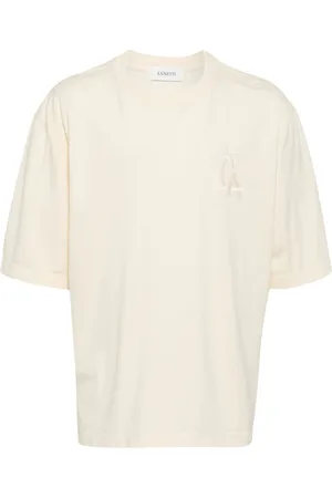 LANEUS Camiseta con logo bordado