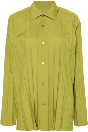 Issey Miyake Camisa Edge plisada