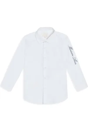 Maison Ava Camisa con logo bordado