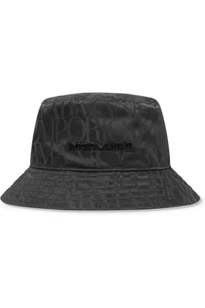 Emporio Armani Sombrero de pescador en jacquard con logo