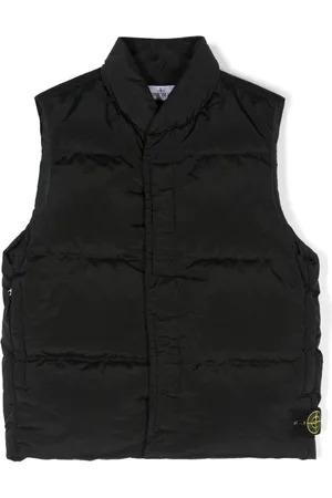 Stone Island Chaleco acolchado con distintivo Compass