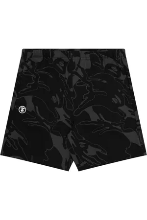 A Bathing Ape Bermudas Jacquard con logo en jacquard