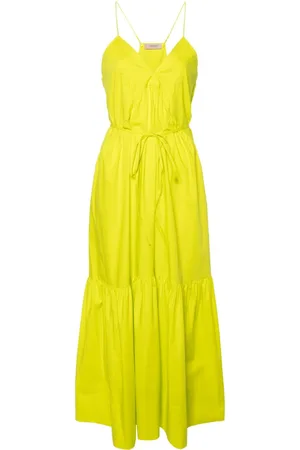 Twin-Set Vestido largo con detalle fruncido