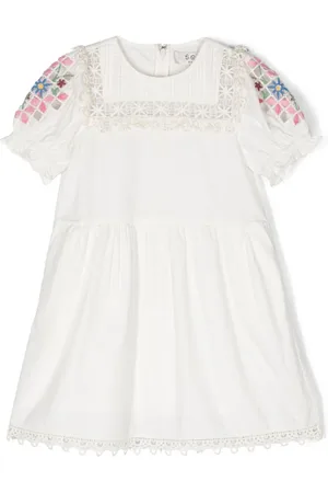 SEA Vestido Beena con bordado floral