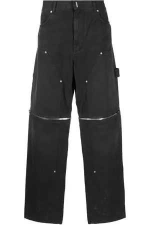 Givenchy Pantalones rectos con detalle de cremallera