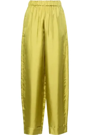 BLANCA Pantalones palazzo de talle alto
