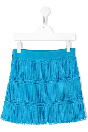 Alberta Ferretti Falda con detalle de flecos