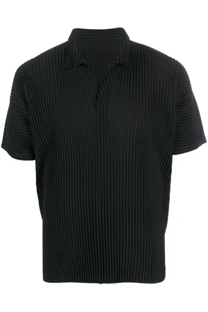 Issey Miyake Polo Basic plisado