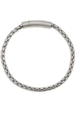 Tateossian Pulsera Giza con cadena cuadrada