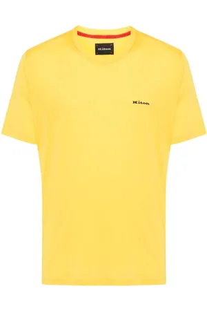 Kiton Camiseta con logo bordado