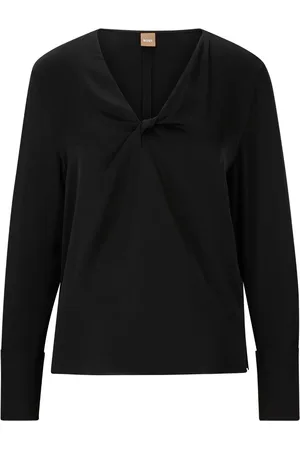 HUGO BOSS Blusa con detalle retorcido