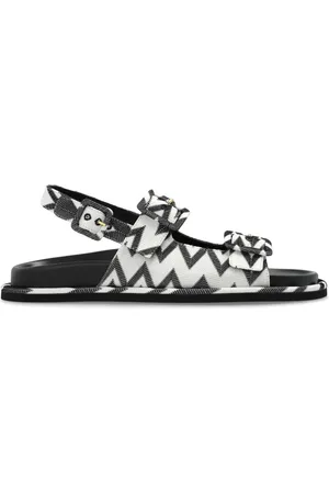 Missoni Sandalias de punto en zigzag con hebilla