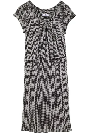 Dior Vestido con motivo de espiga