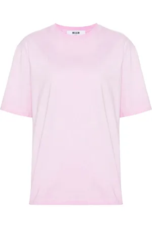 Msgm Camiseta con logo bordado
