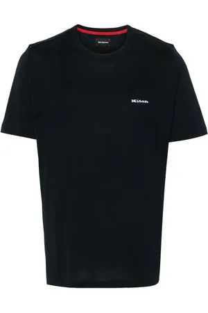 Kiton Camiseta con logo bordado