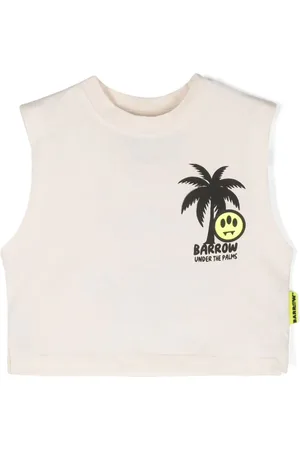 BARROW Top sin mangas con estampado Under The Palms
