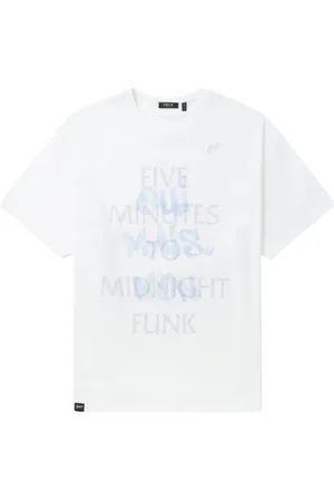 FIVE CM Camiseta con eslogan estampado