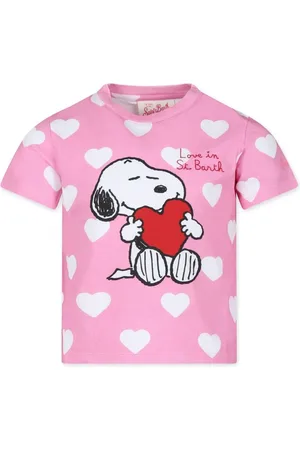 MC2 SAINT BARTH Camiseta con motivo de corazón de x Peanuts