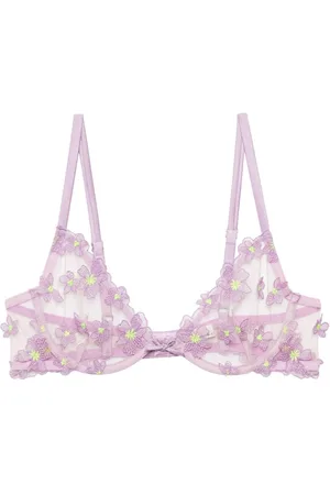 FLEUR DU MAL Sujetador Petal bordado