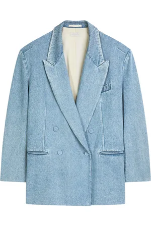 DRIES VAN NOTEN Blazer vaquero con doble botonadura