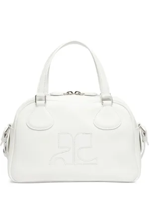 Courrèges Bolso Reedition Bowling de piel