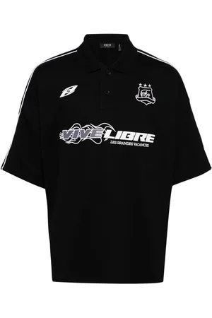 FIVE CM Polo con texto estampado