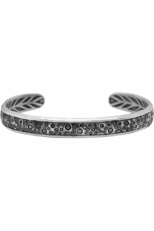 John Varvatos Brazalete Stardust con diamantes negros