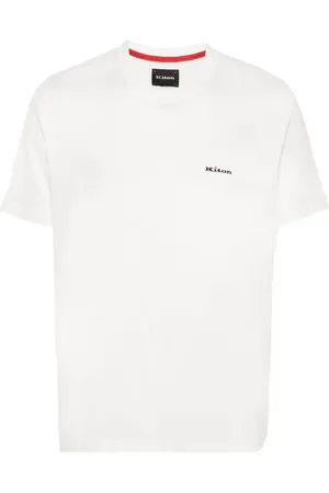 Kiton Camiseta con logo bordado