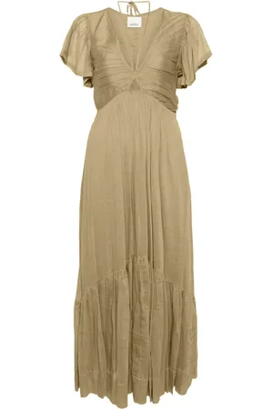 Isabel Marant Vestido largo de crepé Agathe
